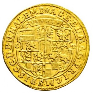 Реверс монеты Пруссия, 1 дукат, 1651