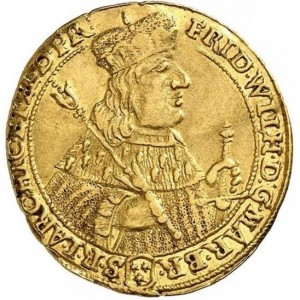 Аверс монеты Пруссия, 1 дукат, 1657-1658