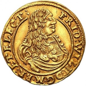 Аверс монеты Пруссия, 1 дукат, 1662-1666