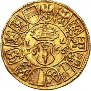 Реверс монеты Пруссия, 1 дукат, 1662-1666