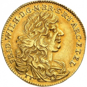 Аверс монеты Пруссия, 2 дуката, 1670-1686