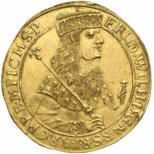 Аверс монеты Пруссия, 5 дукатов, 1650