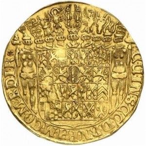 Реверс монеты Пруссия, 5 дукатов, 1650