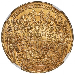 Реверс монеты Пруссия, 5 дукатов, 1679