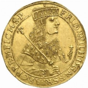 Аверс монеты Пруссия, 10 дукатов, 1651