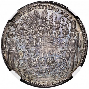 Реверс монеты Пруссия, 1 талер, 1679, Победа над Швецией за Померанию
