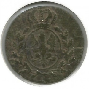 Аверс монеты Пруссия, 1 грош, 1816-1817