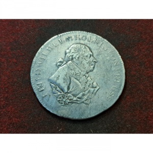 Аверс монеты Пруссия, ⅔ талера, 1792, Малый бюст