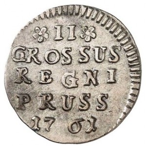 Реверс монеты Пруссия, 2 гроша, 1759-1761