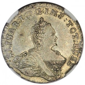 Аверс монеты Пруссия, ⅙ талера, 1761