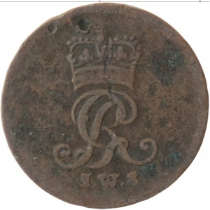 Аверс монеты Брауншвейг-Люнебург, 1 пфенниг, 1761-1767