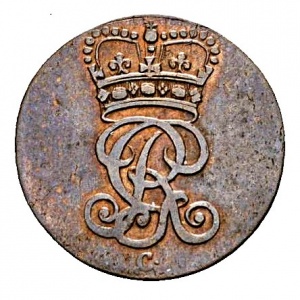 Аверс монеты Брауншвейг-Люнебург, 1½ пфеннига, 1792