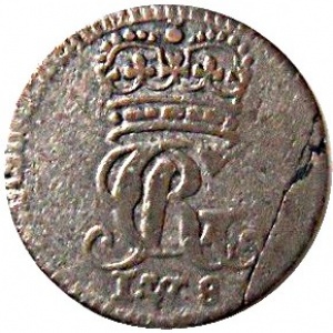 Аверс монеты Брауншвейг-Люнебург, 4 пфеннига, 1761