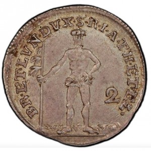 Аверс монеты Брауншвейг-Люнебург, 2 мариенгроша, 1763-1785