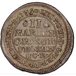 Реверс монеты Брауншвейг-Люнебург, 2 мариенгроша, 1763-1785