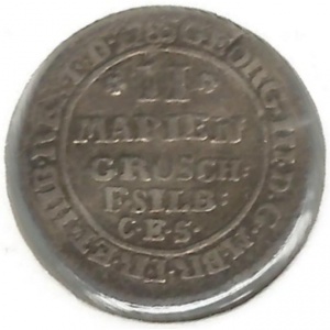 Реверс монеты Брауншвейг-Люнебург, 2 мариенгроша, 1785