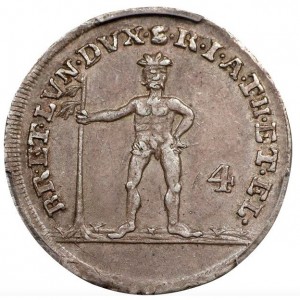 Аверс монеты Брауншвейг-Люнебург, 4 мариенгроша, 1762-1788