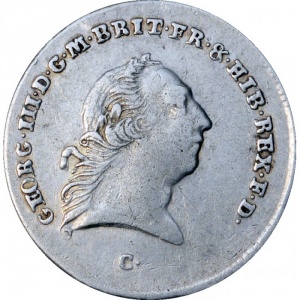 Аверс монеты Брауншвейг-Люнебург, ⅙ талера, 1792-1797