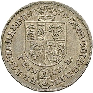 Аверс монеты Брауншвейг-Люнебург, ⅙ талера, 1762-1784