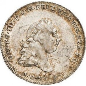 Аверс монеты Брауншвейг-Люнебург, ⅙ талера, 1773-1782