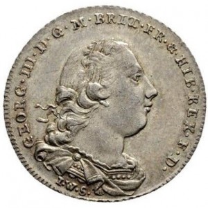 Аверс монеты Брауншвейг-Люнебург, ⅙ талера, 1776-1779