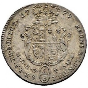 Реверс монеты Брауншвейг-Люнебург, ⅙ талера, 1776-1779