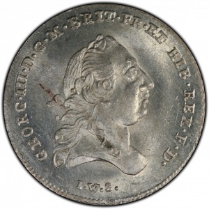 Аверс монеты Брауншвейг-Люнебург, ⅙ талера, 1786-1789