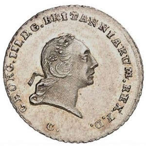 Аверс монеты Брауншвейг-Люнебург, ⅙ талера, 1802-1804