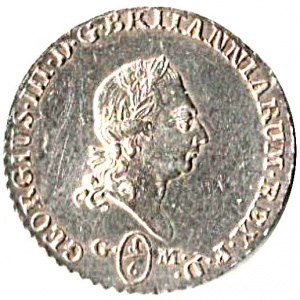 Аверс монеты Брауншвейг-Люнебург, ⅙ талера, 1807