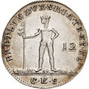 Реверс монеты Брауншвейг-Люнебург, ⅓ талера, 1781-1789