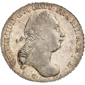 Аверс монеты Брауншвейг-Люнебург, ⅓ талера, 1790-1800