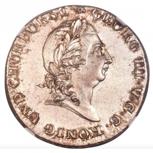 Аверс монеты Брауншвейг-Люнебург, ½ талера, 1801