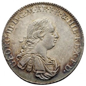 Аверс монеты Брауншвейг-Люнебург, 1 талер, 1777-1778