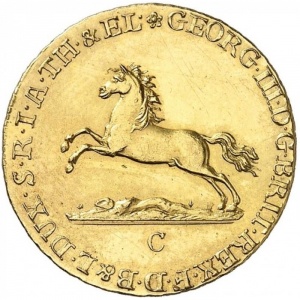 Аверс монеты Брауншвейг-Люнебург, 1 пистоль, 1803