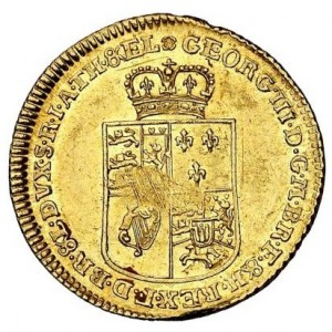 Аверс монеты Брауншвейг-Люнебург, 1 дукат, 1767-1789