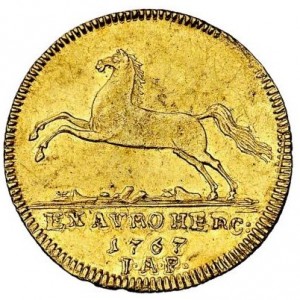 Реверс монеты Брауншвейг-Люнебург, 1 дукат, 1767-1789