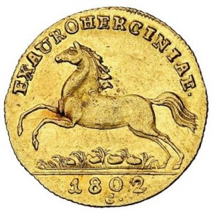 Реверс монеты Брауншвейг-Люнебург, 1 дукат, 1802-1804