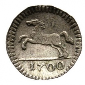 Аверс монеты Брауншвейг-Люнебург, 1 пфенниг, 1698-1712