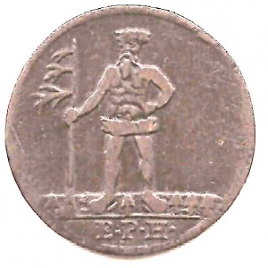 Аверс монеты Брауншвейг-Люнебург, 1 пфенниг, 1724-1726