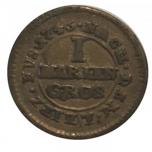 Реверс монеты Брауншвейг-Люнебург, 1 мариенгрош, 1741-1747