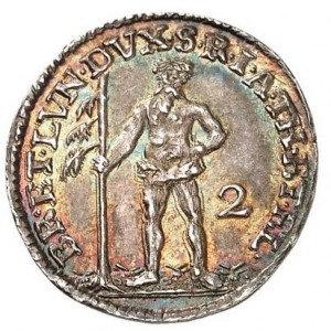 Аверс монеты Брауншвейг-Люнебург, 2 мариенгроша, 1730-1760