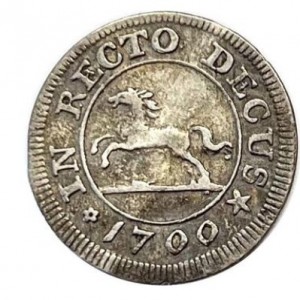 Аверс монеты Брауншвейг-Люнебург, 4 мариенгроша, 1700-1714