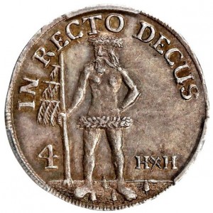 Аверс монеты Брауншвейг-Люнебург, 4 мариенгроша, 1711-1714