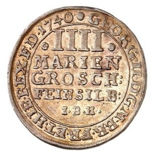 Аверс монеты Брауншвейг-Люнебург, 4 мариенгроша, 1730-1760