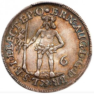 Аверс монеты Брауншвейг-Люнебург, 6 мариенгрошей, 1693-1698