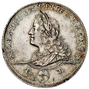 Аверс монеты Брауншвейг-Люнебург, 16 грошей, 1741-1756, Голова на аверсе
