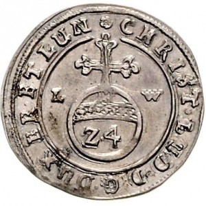 Аверс монеты Брауншвейг-Люнебург, 1/24 талера, 1661-1665