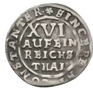 Реверс монеты Брауншвейг-Люнебург, 1/16 талера, 1655-1658