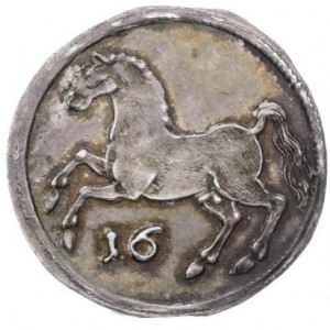 Реверс монеты Брауншвейг-Люнебург, 1/16 талера, 1659-1665