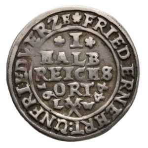 Реверс монеты Брауншвейг-Люнебург, ½ рейхсорта, 1643-1645